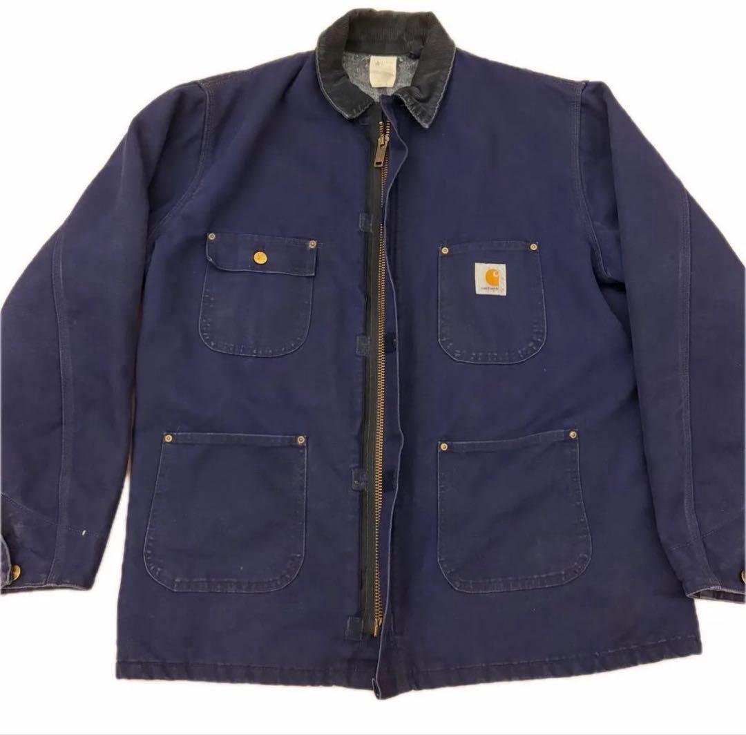 stussy元ネタ ジップ 90s USA製 carhartt チョアコート