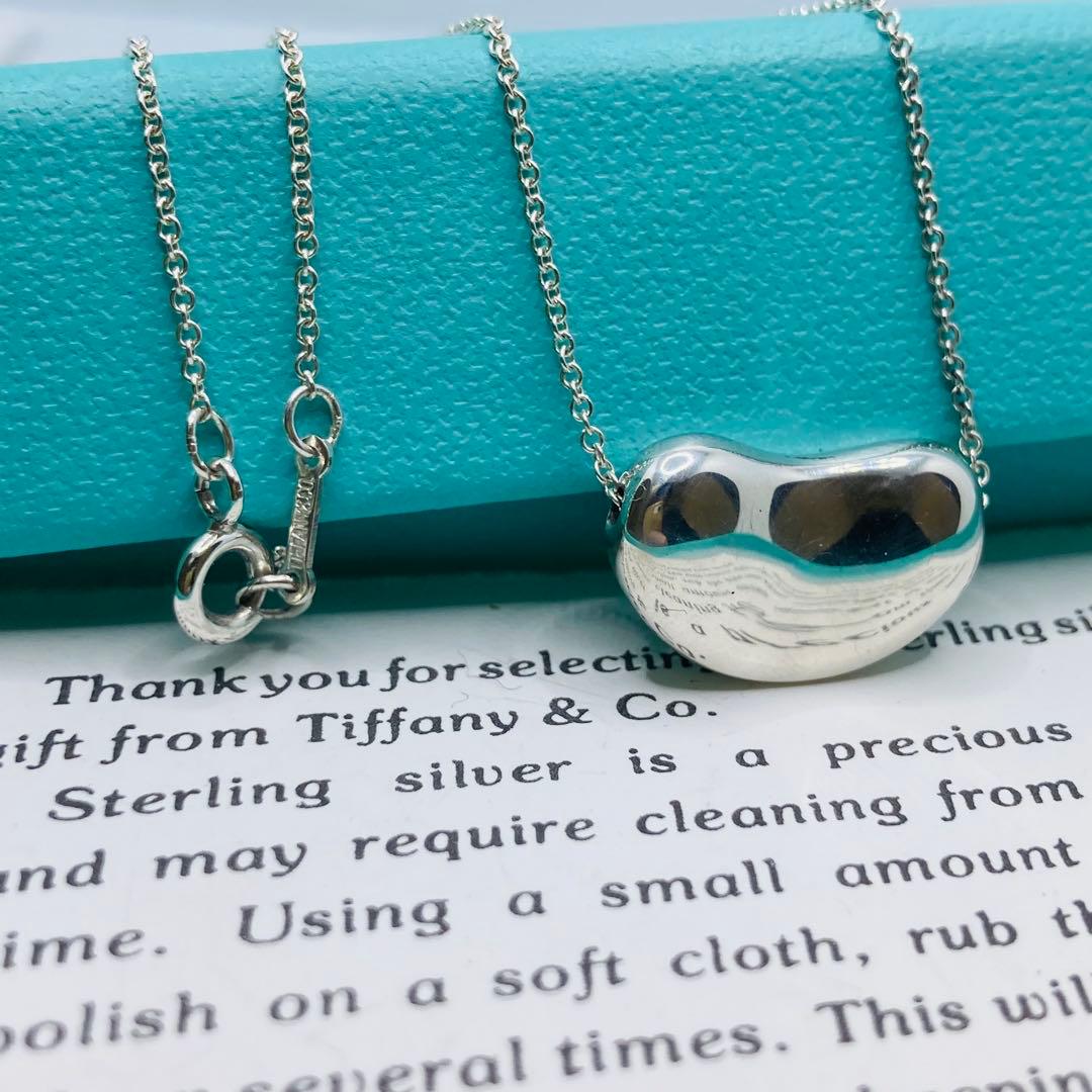 極美品✨ ティファニー ネックレス ビーン AG925