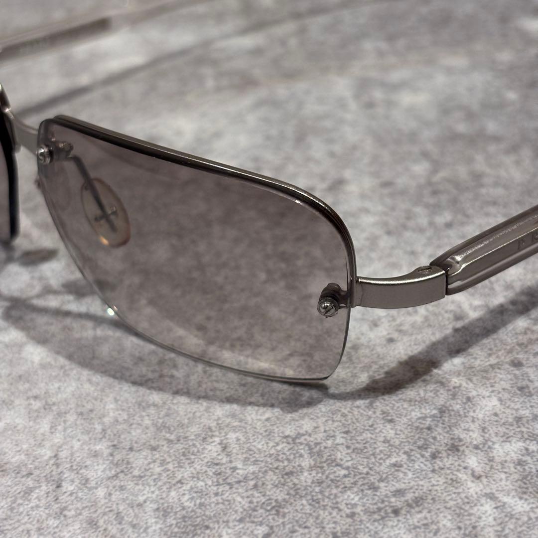 PRADA プラダ サングラス グラデーション リムレス サイドロゴ y2k