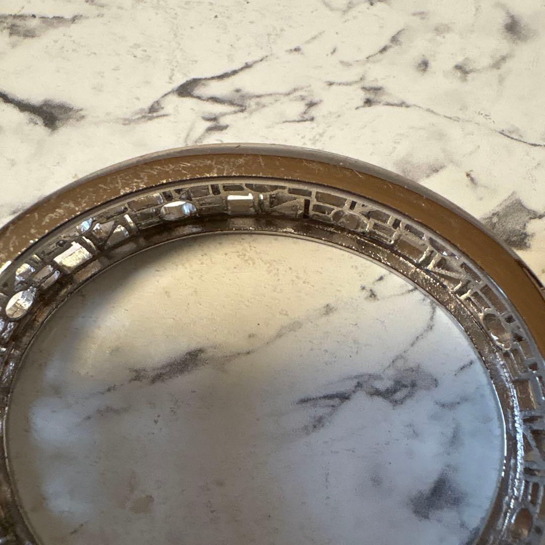 CELINE セリーヌ　ロゴ　メタル　バングル　シルバー　ブレスレット