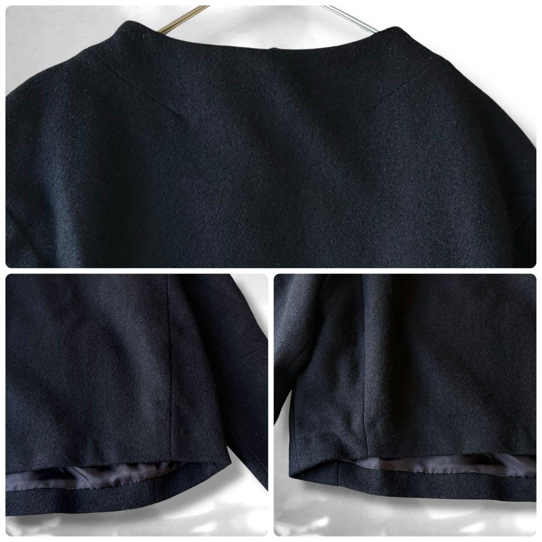 ADORE アドーア ウール　バックジップ　プルオーバー 長袖　ブラック　M