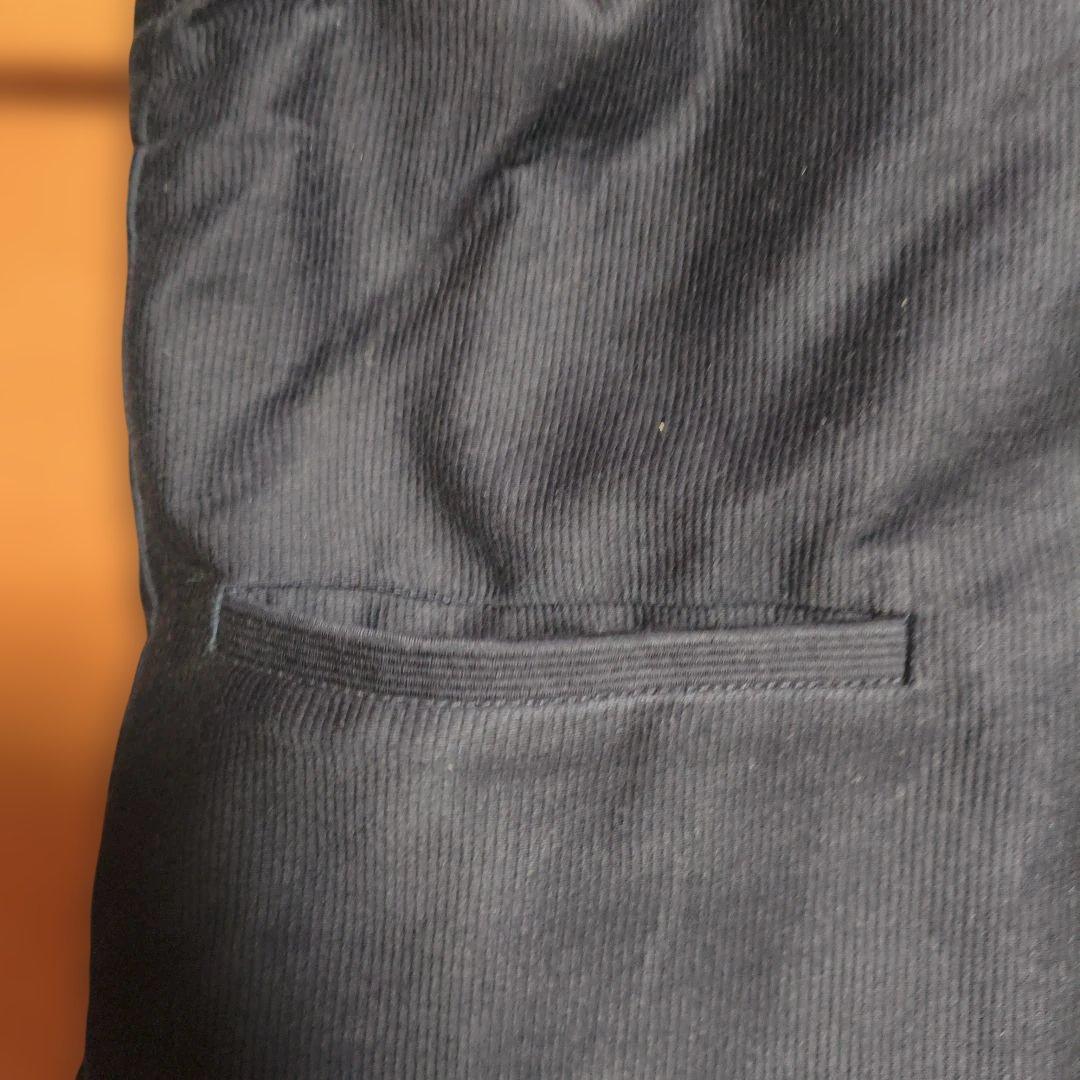 グラッドハンド　OLD CROW フリースベスト ネイビー