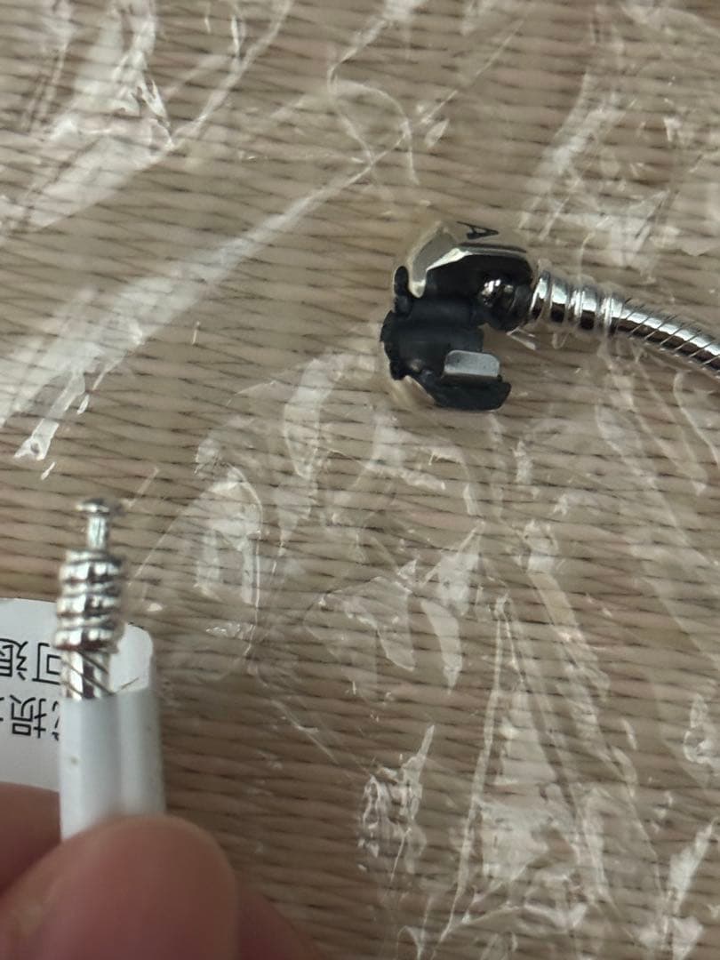 【箱付き】Pandora チャーム付きブレスレット