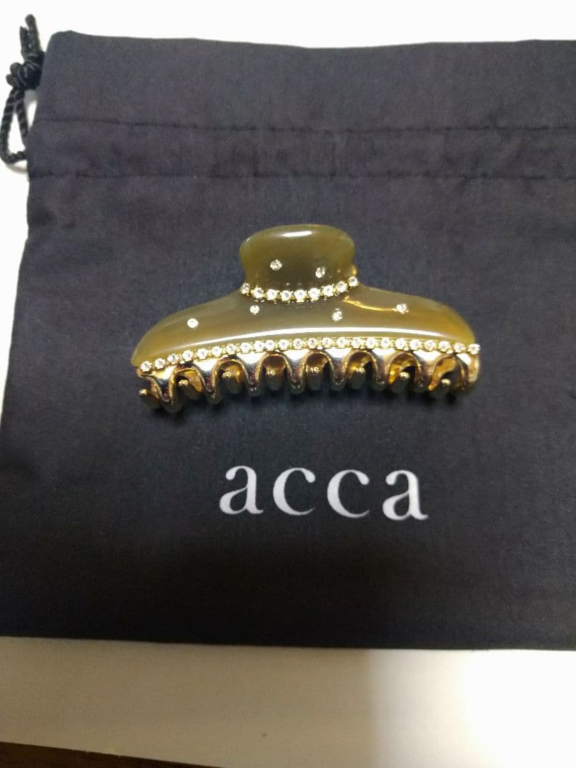 acca ラインストーンヘアクリップ