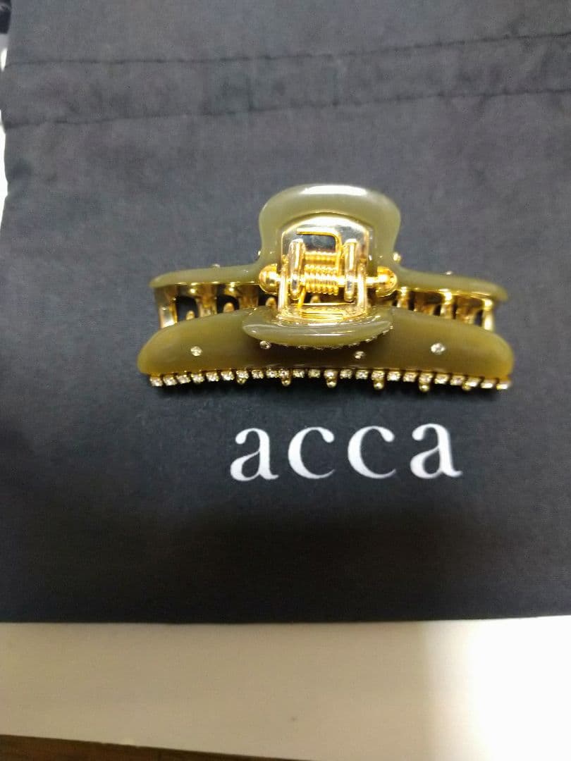 acca ラインストーンヘアクリップ