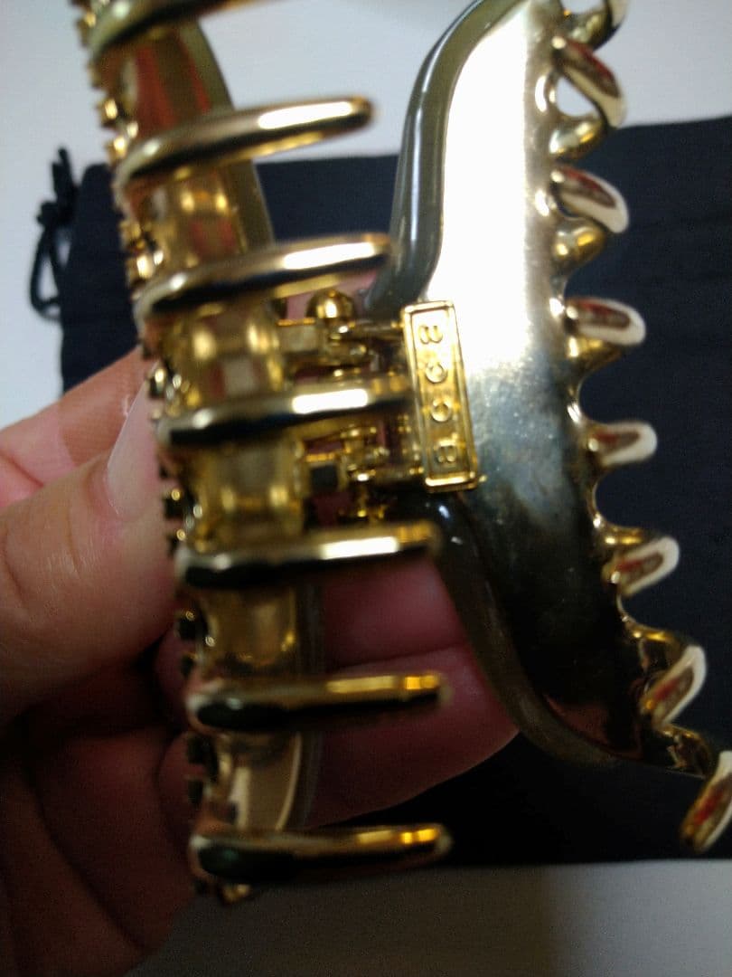 acca ラインストーンヘアクリップ