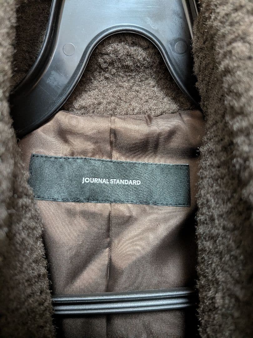 JOURNAL STANDARD 　エコファーショートブルゾン ブラウン