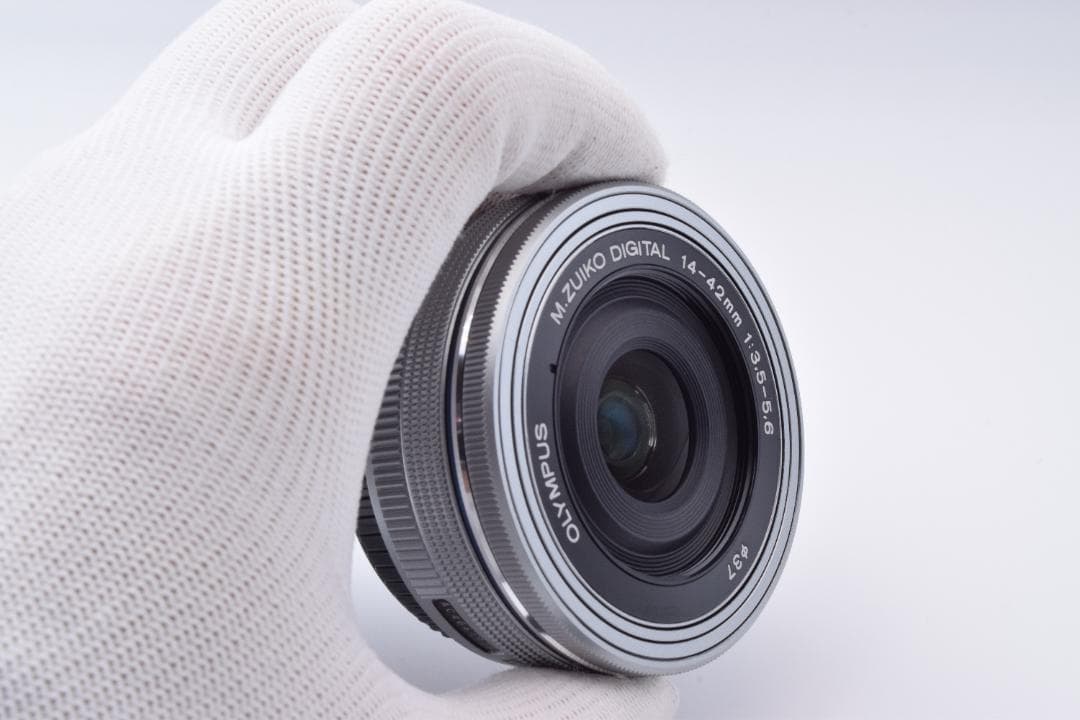 #49c 美品 オリンパス 電動パンケーキ ズームレンズ 14-42mm EZ