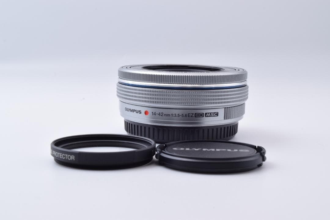 #49c 美品 オリンパス 電動パンケーキ ズームレンズ 14-42mm EZ