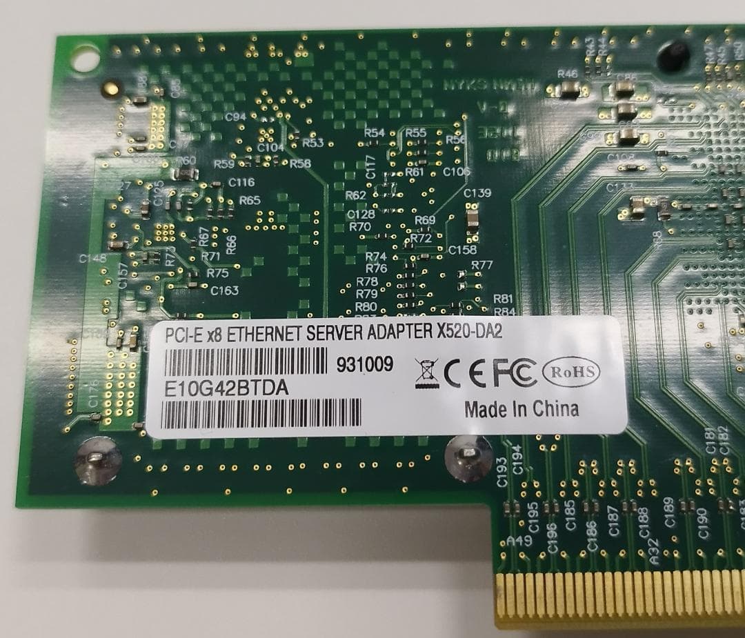 10ギガビットイーサネットカードE10G42BTDA X520-DA2