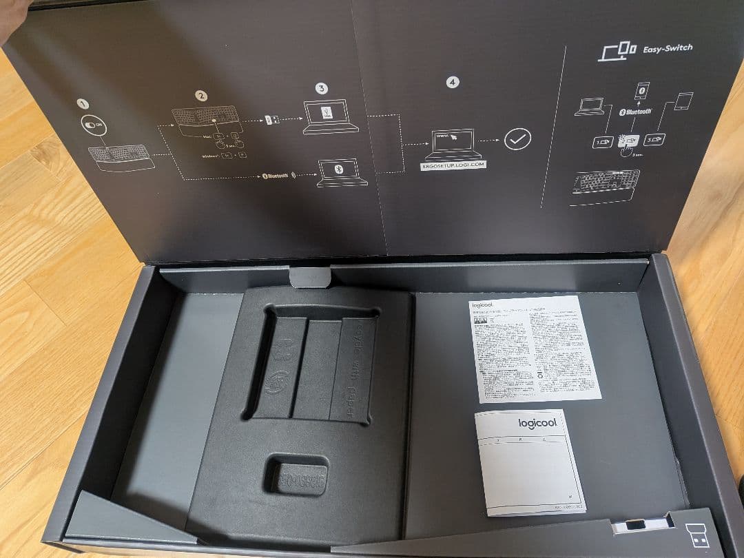 【箱あり】ロジクール ERGO K860　エルゴノミック　スプリットキーボード