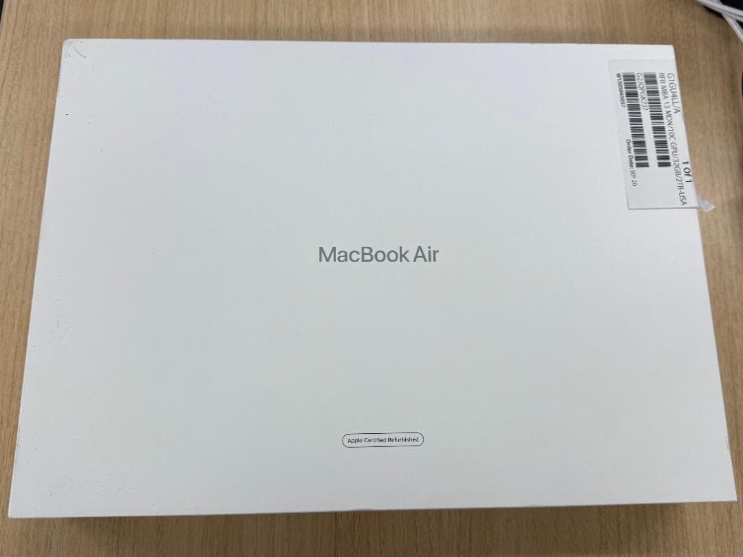 【未開封】MacBook Air M4 13\"(32GB/2TB/US配列)