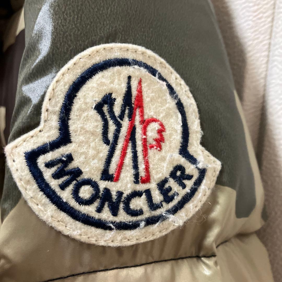 MONCLER カモフラージュ ダウンジャケット BEAMS ０サイズ