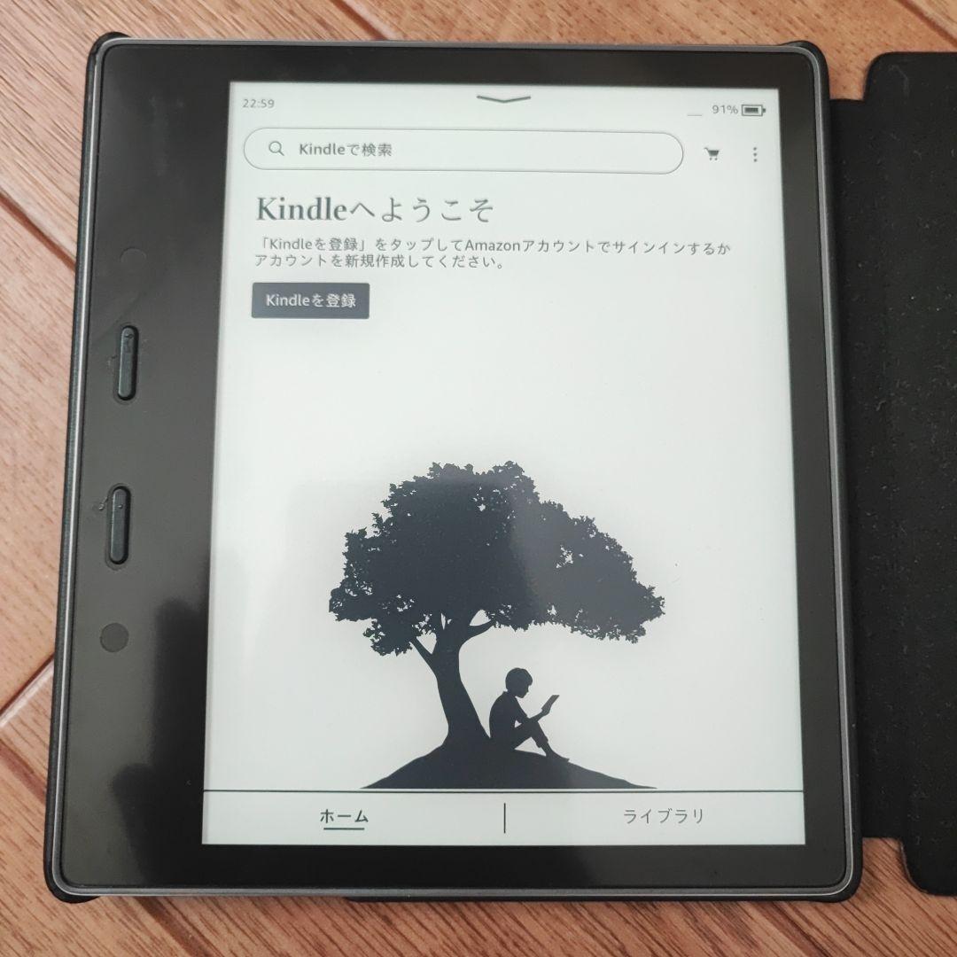 Kindle Oasis 第10世代　32GB　広告無し　純正レザーケース付き