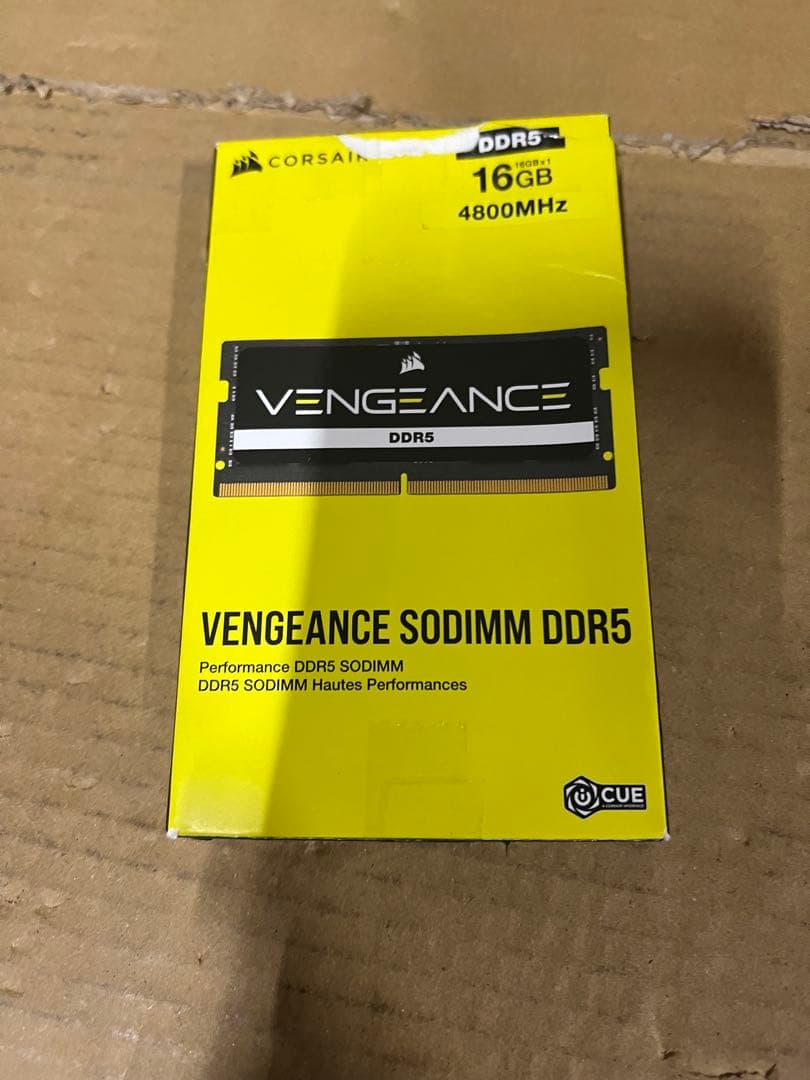 CORSAIR DDR5-4800MHz PC用 メモリ 16G DDR5