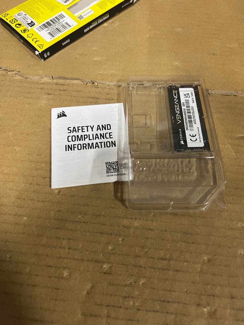 CORSAIR DDR5-4800MHz PC用 メモリ 16G DDR5