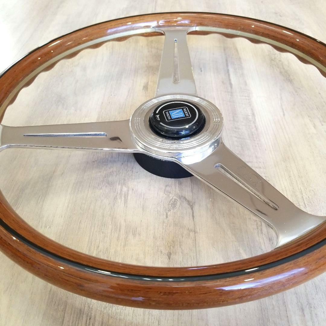 【美品】NARDI☆ナルディクラシックウッドポリッシュ/36Φ【FET刻印有り】