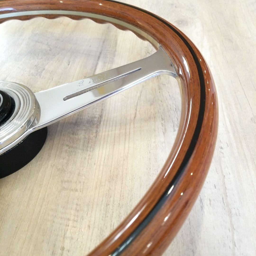 【美品】NARDI☆ナルディクラシックウッドポリッシュ/36Φ【FET刻印有り】