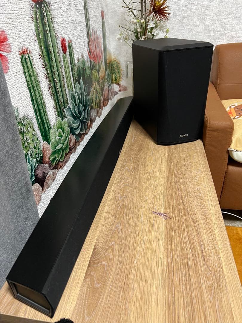 DENON DHT-S516サウンドバーとサブウーファー