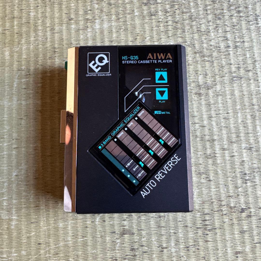 アイワ　カセットプレーヤー AIWA HS-G35 AUTO REVERSE