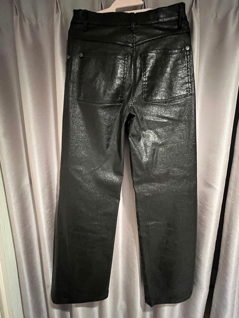 CHANEL レザーパンツ　サイズ34