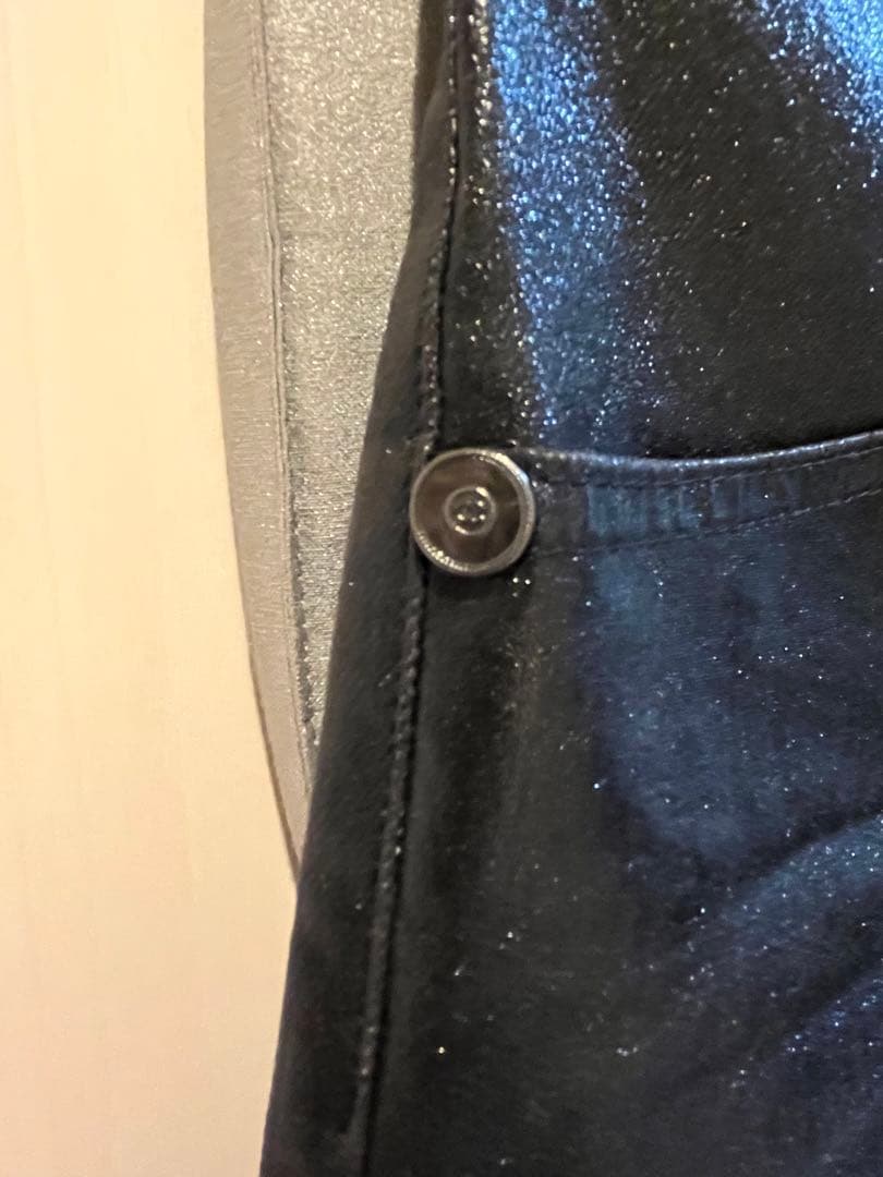 CHANEL レザーパンツ　サイズ34