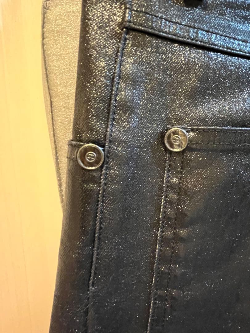 CHANEL レザーパンツ　サイズ34