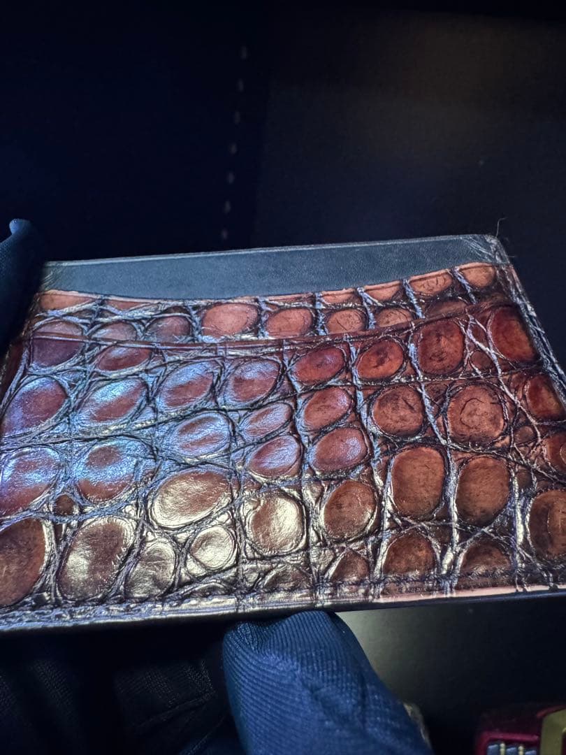 ベルルッティ Berluti クロコダイル名刺ケース　カード