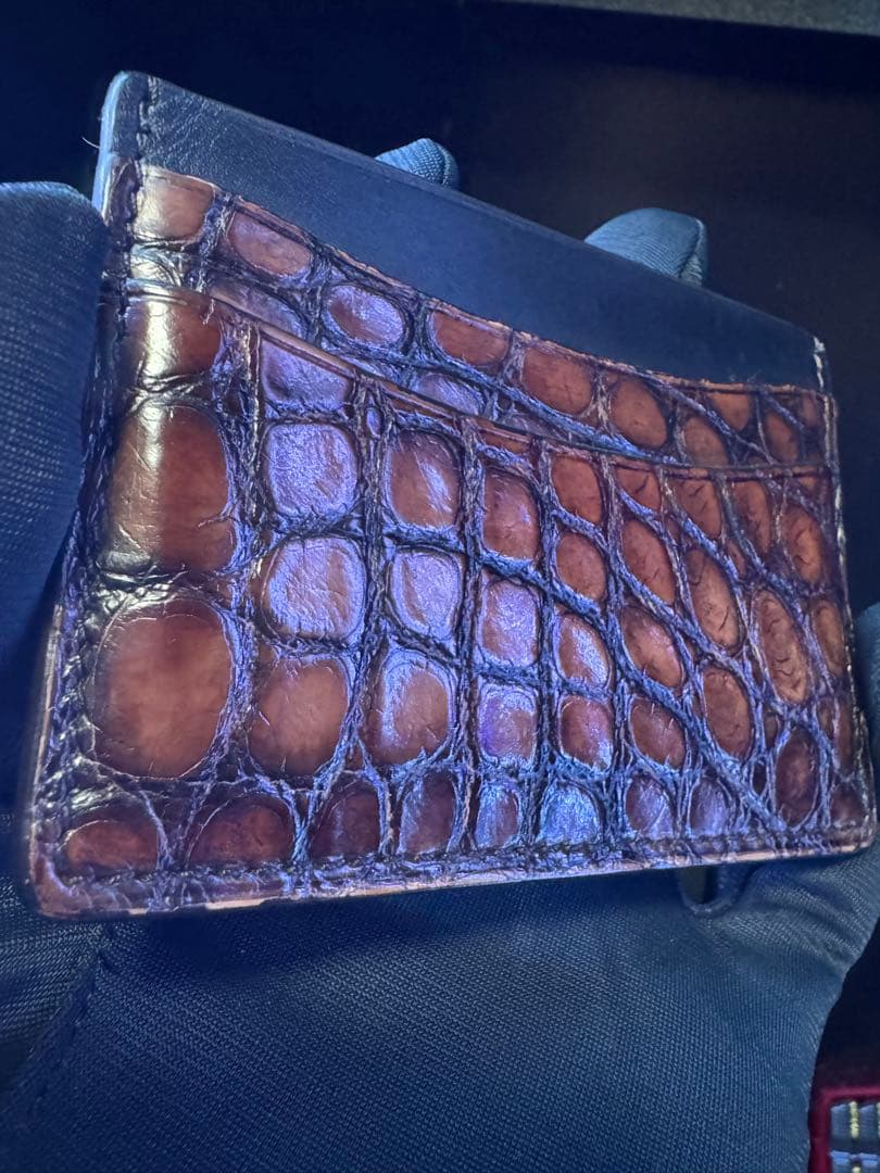 ベルルッティ Berluti クロコダイル名刺ケース　カード