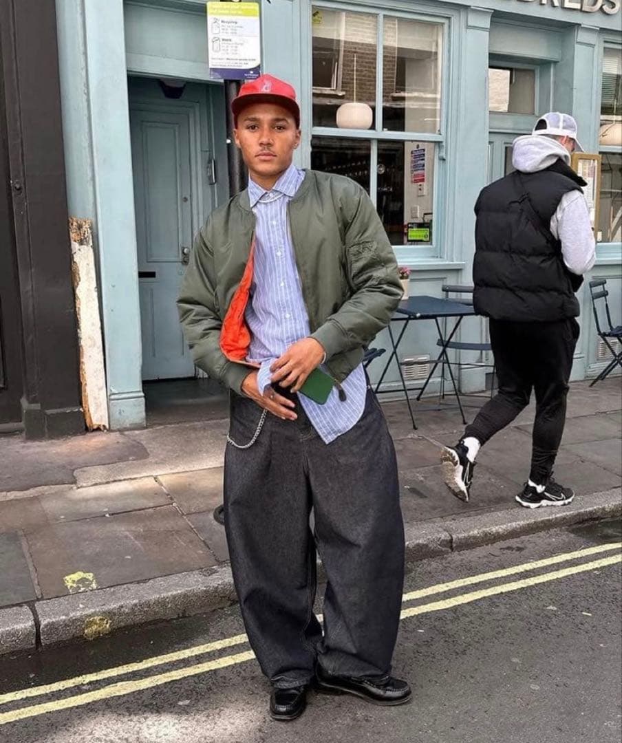 早い者勝ち！estudio niksen balloon jeans