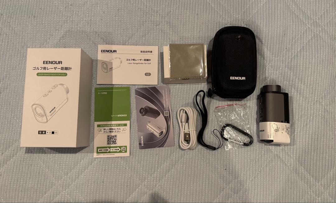 みくた　　EENOUR U2 ゴルフ用距離計 ブラック