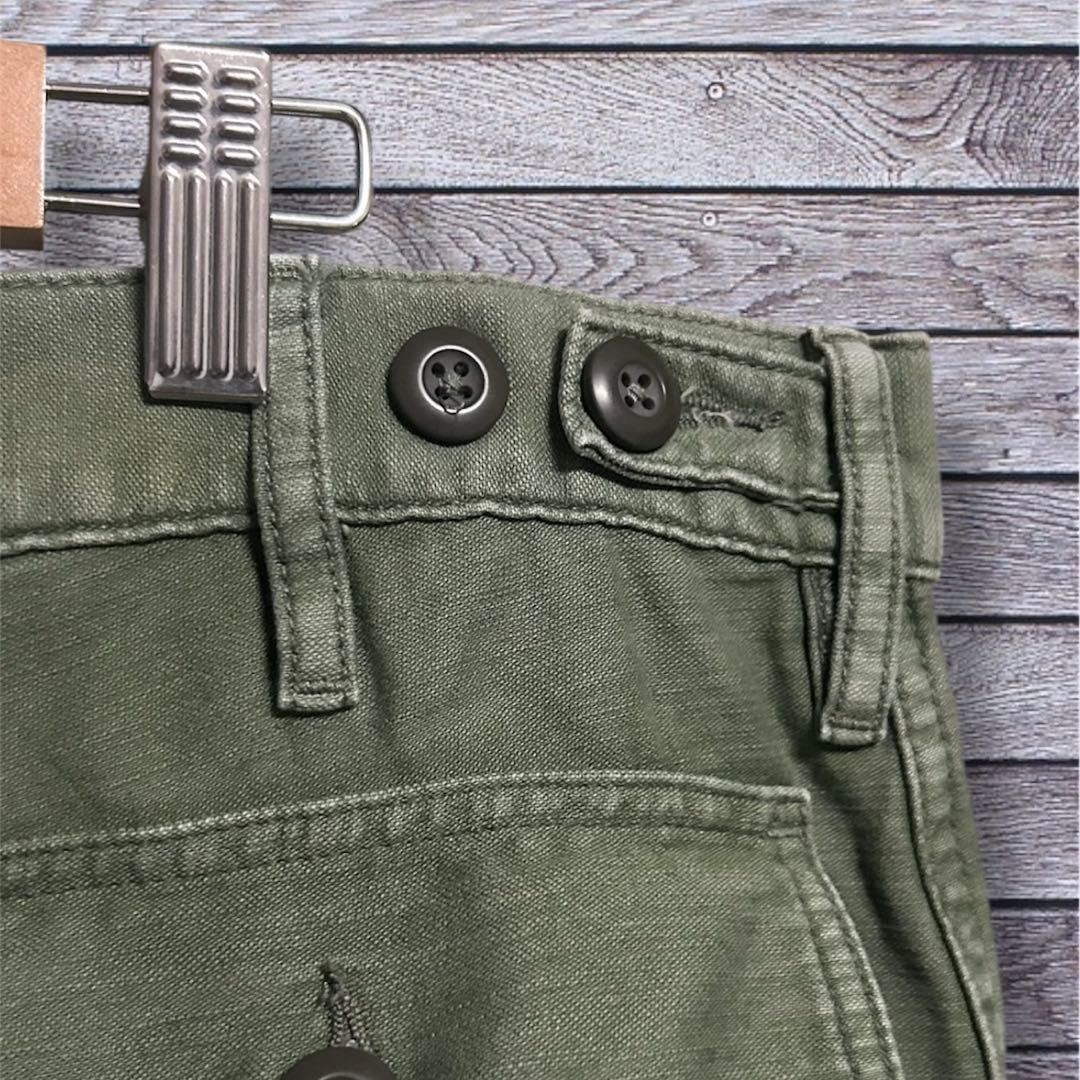 Polo Ralph Lauren コットンサテン ベイカーパンツ カーキ 6