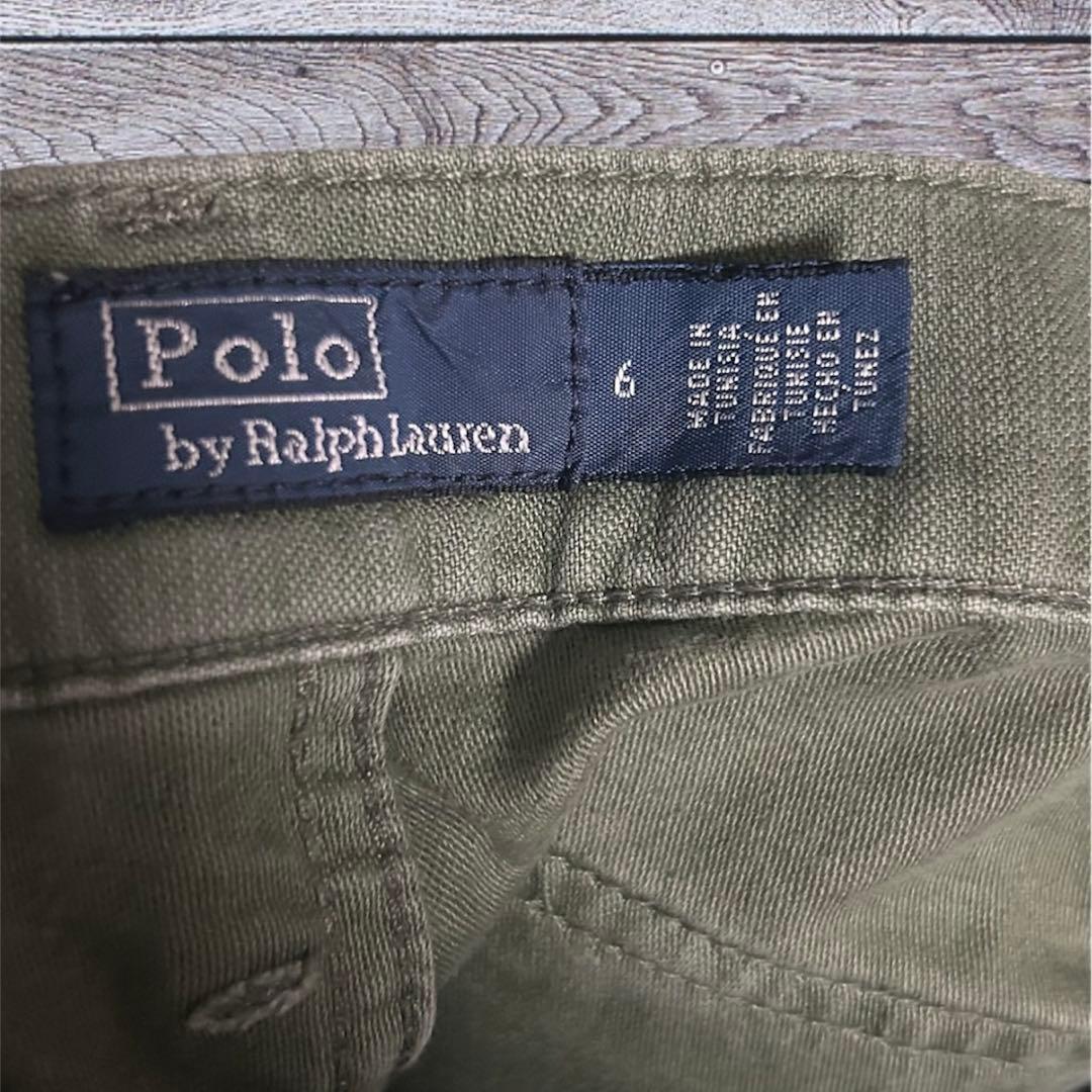 Polo Ralph Lauren コットンサテン ベイカーパンツ カーキ 6