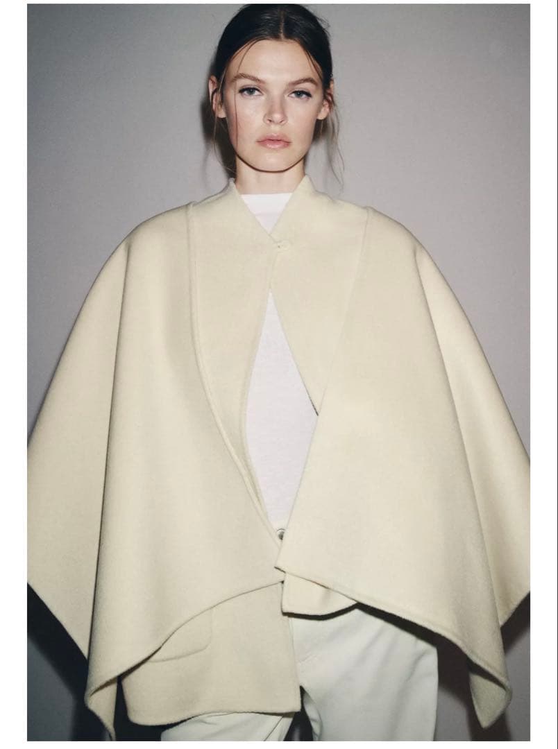 23(日)に取下げ⭐︎ZARA ウールケープコートS