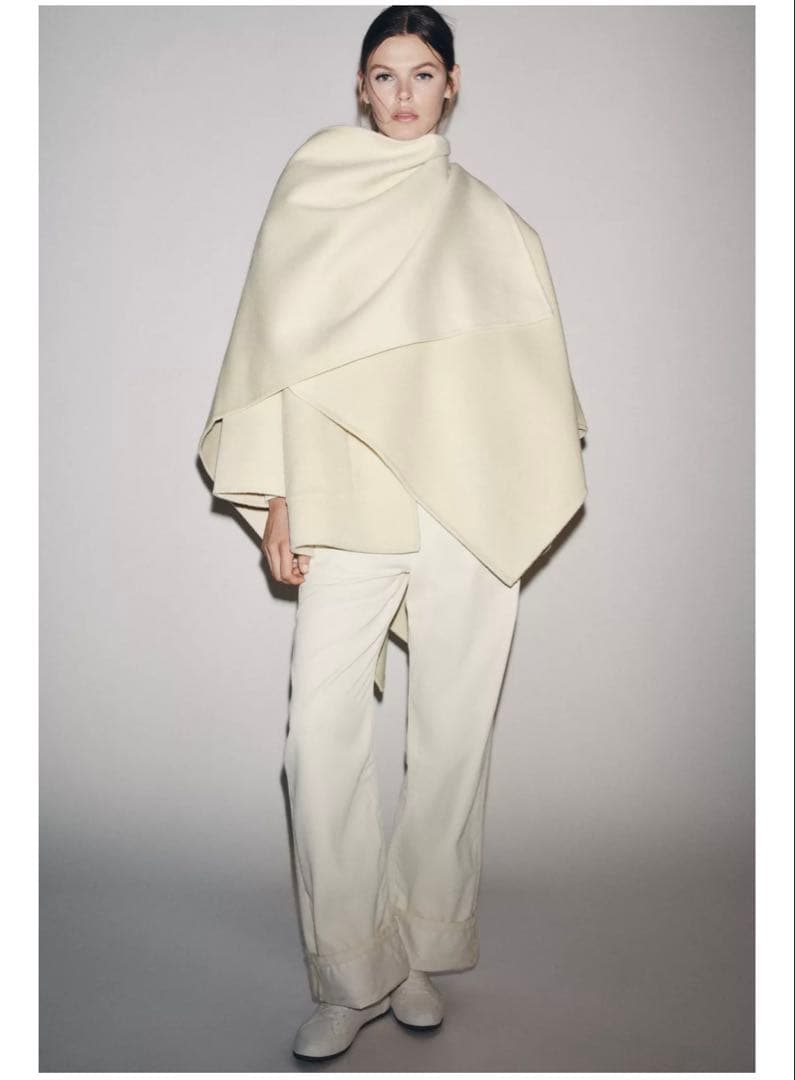 23(日)に取下げ⭐︎ZARA ウールケープコートS