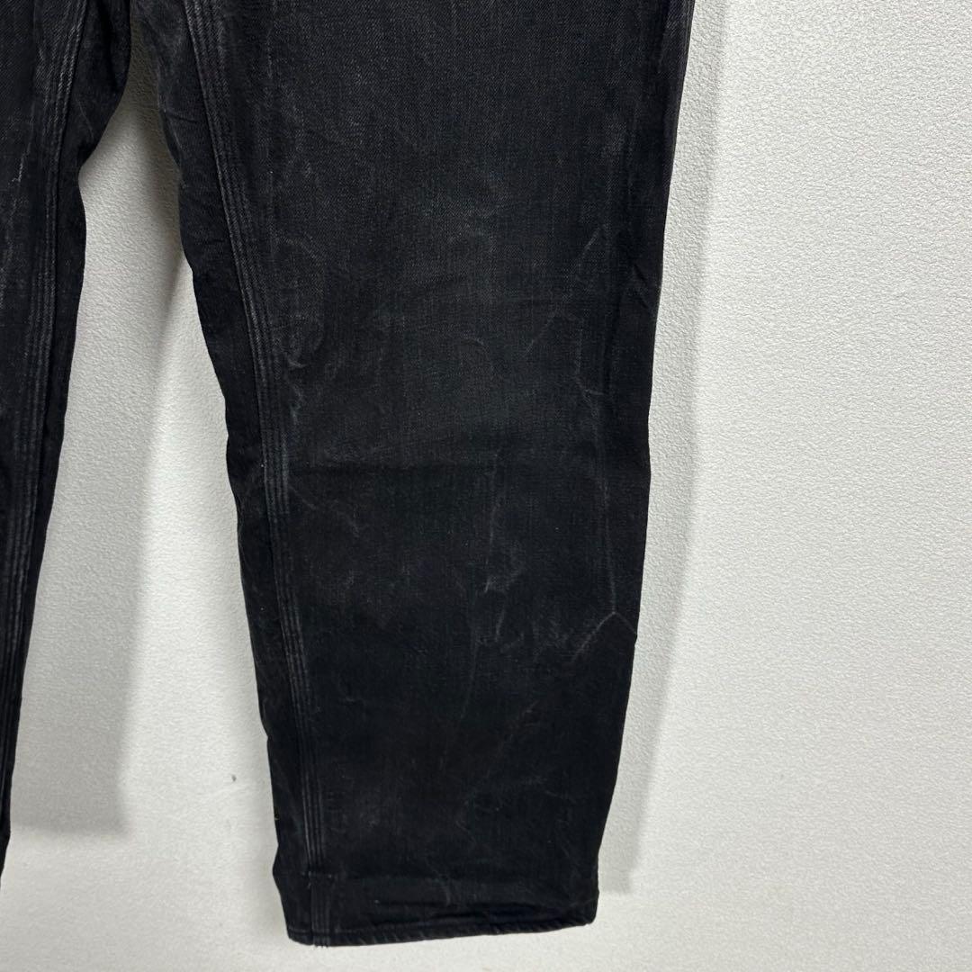 old joe ブラックデニムパンツ アメカジ バイカー シンチバック