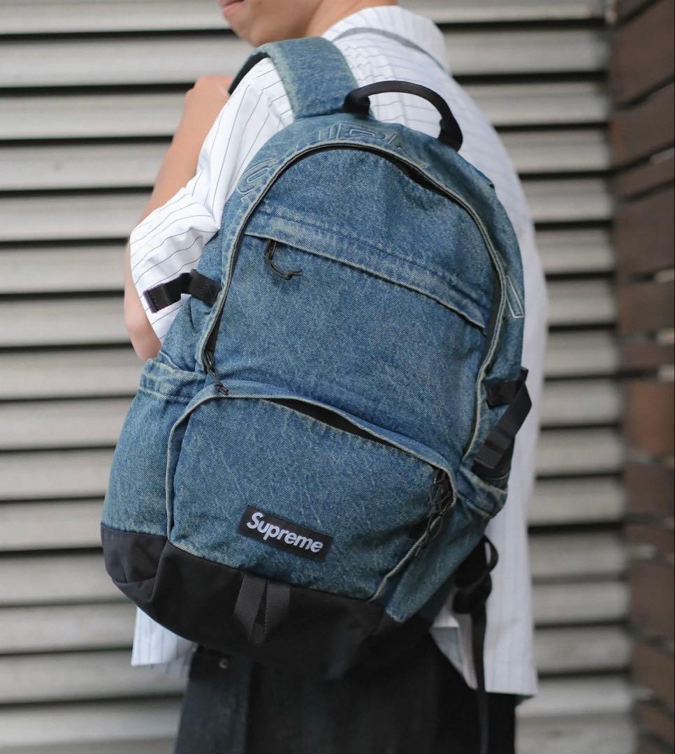 バッグ Supreme Denim Backpack \"Washed Indigo\"
