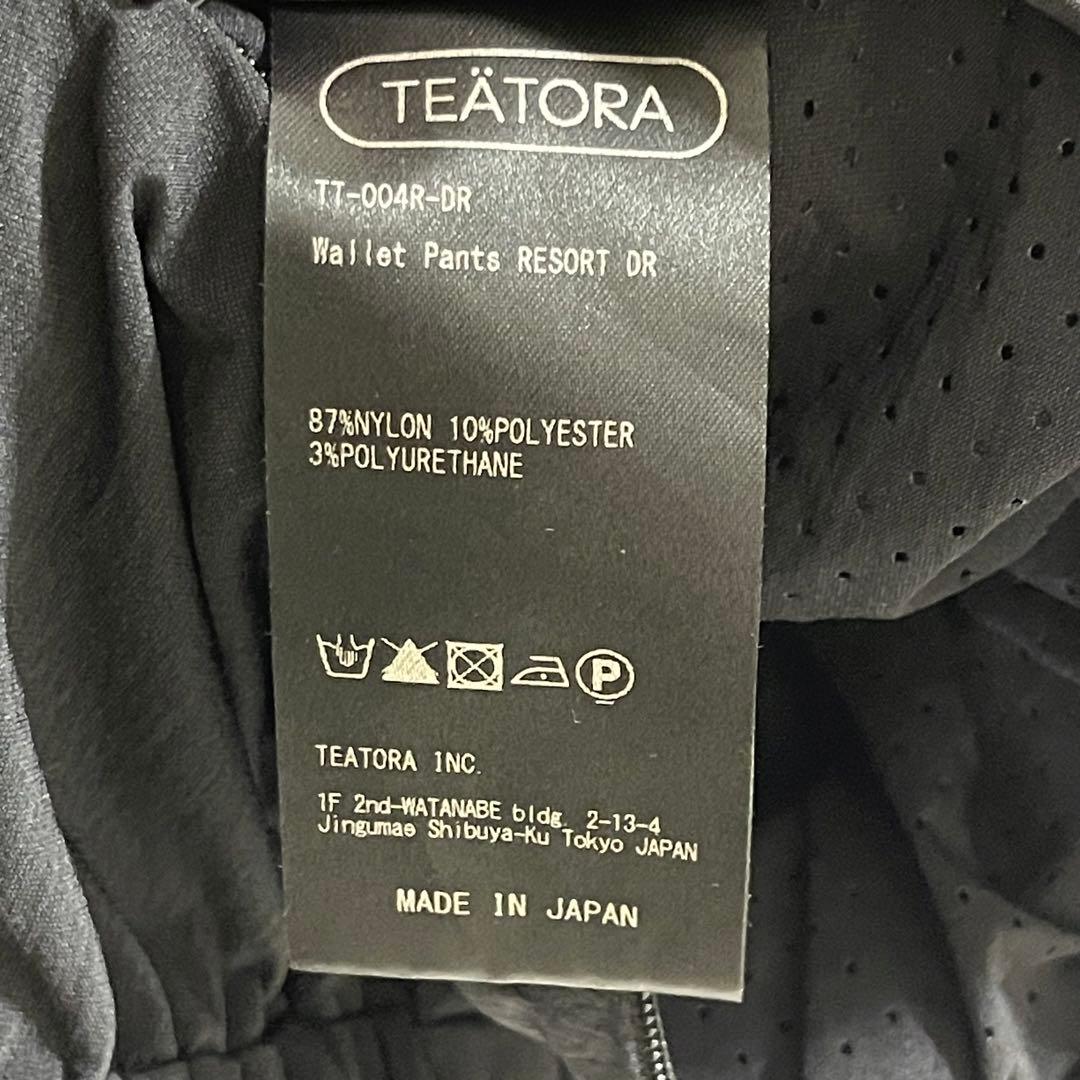 M 2 TEATORA パンツ DR テアトラ Wallet Pants 紺