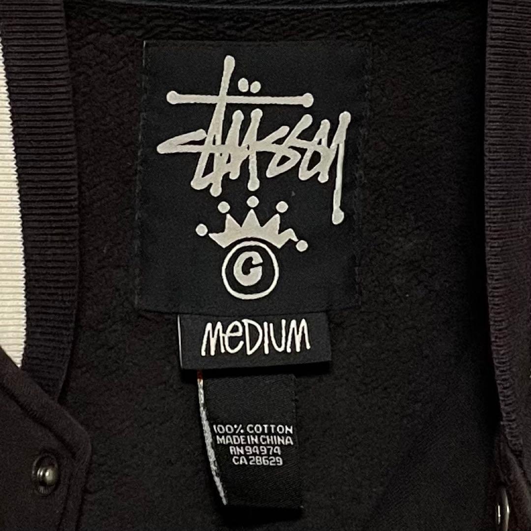 513【入手困難】ステューシー♤ビッグロゴ　スタジャン　スウェット　即完売品