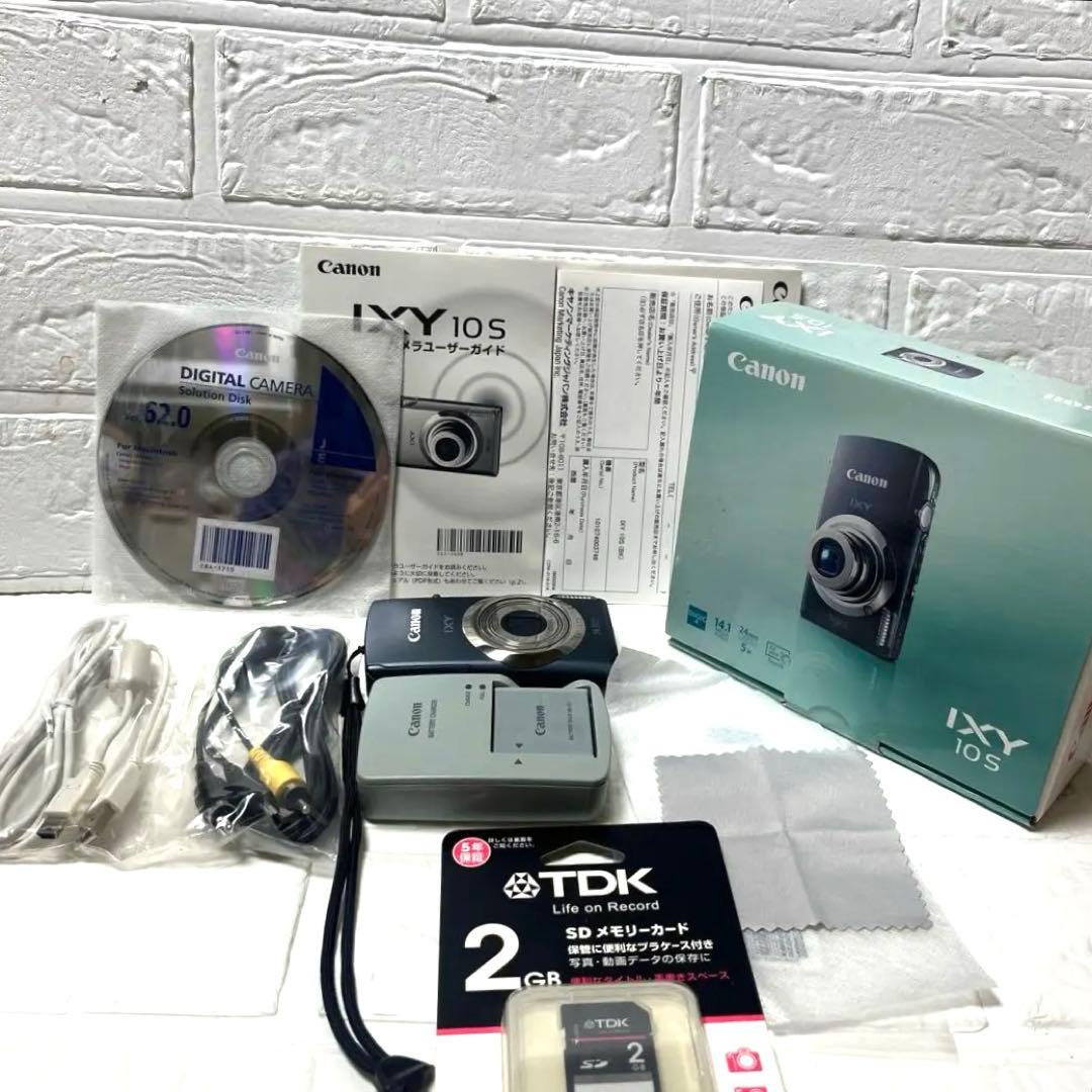 Canon IXY 10S コンパクトデジタルカメラ　BKブラック　美品　可動品