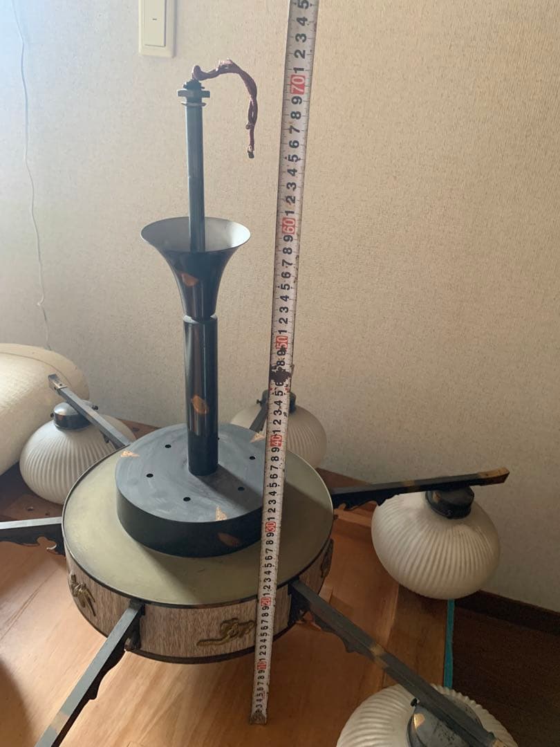 シャンデリア 昭和レトロ 6灯+1灯