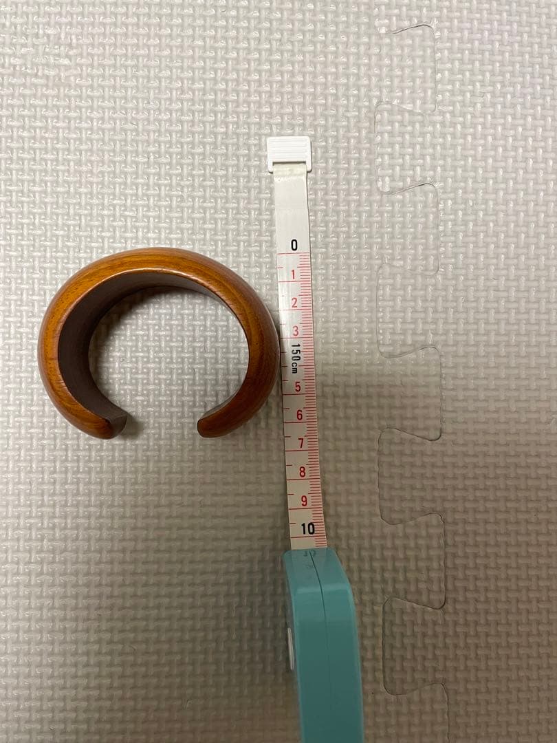 ウッドバングル　symon ブラウン　茶色