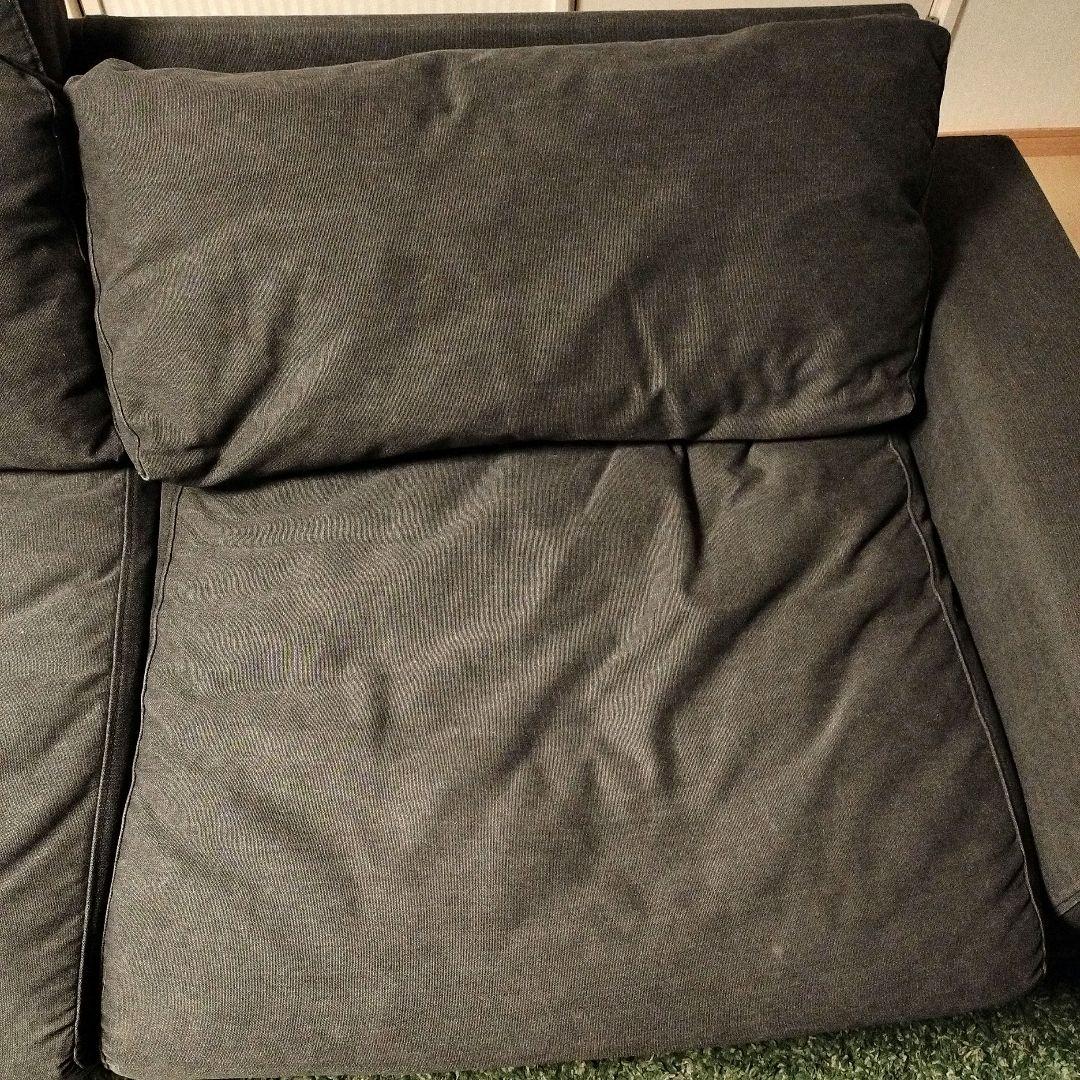 クラッシュゲート ソファ バレット 3人掛け キャンバスグリーン