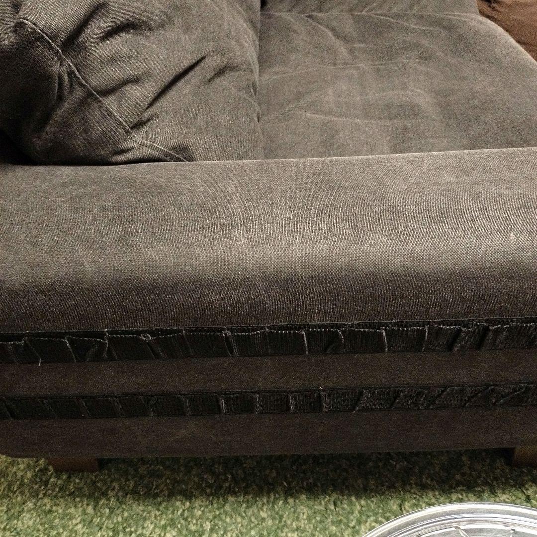 クラッシュゲート ソファ バレット 3人掛け キャンバスグリーン