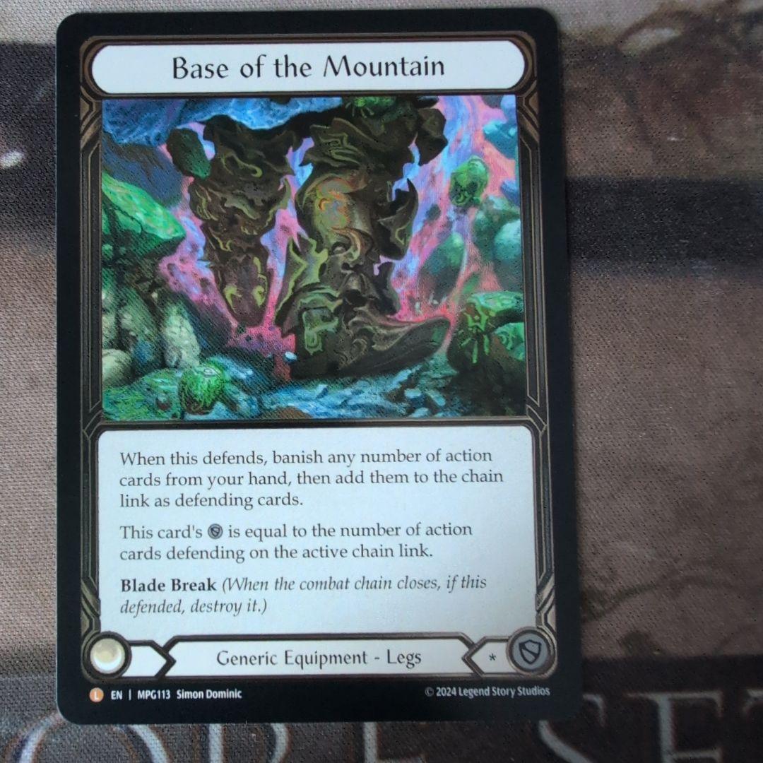 FaB 山脈の基部 / Base of the Mountain CF