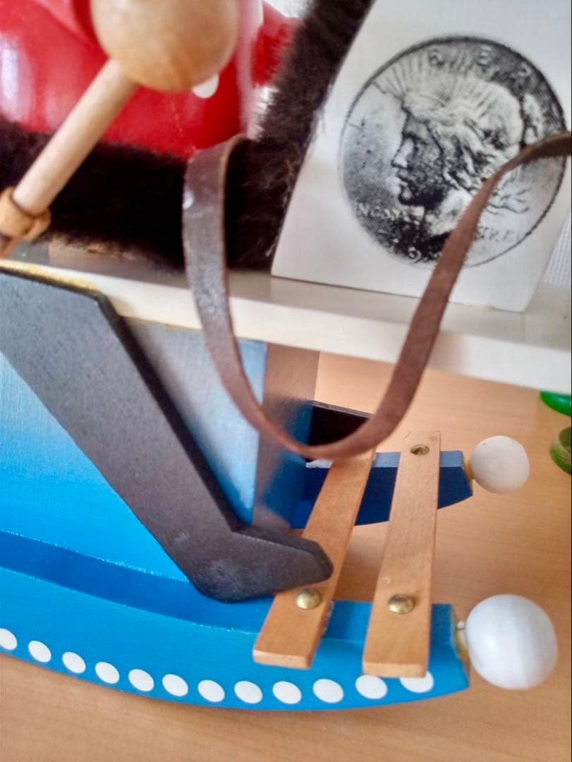 煙出し人形　木馬　ドイツ　ザイフェン　クリスマス