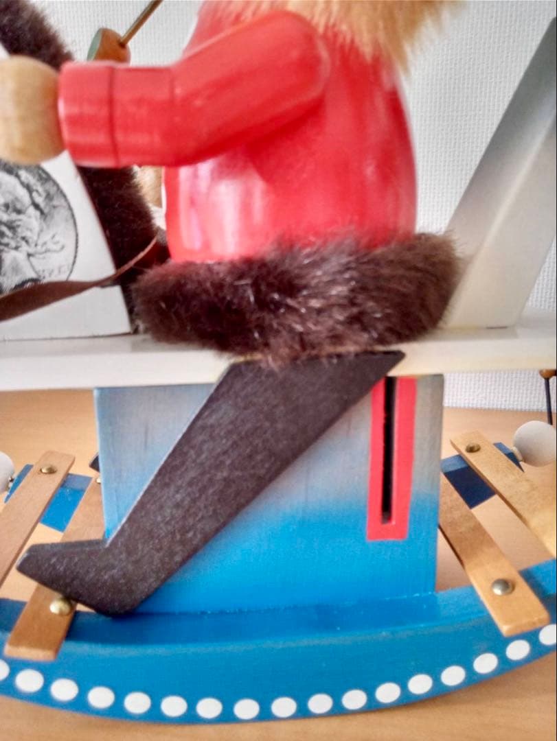 煙出し人形　木馬　ドイツ　ザイフェン　クリスマス