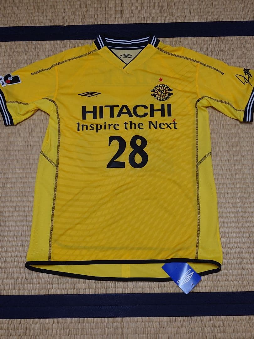 2004 柏レイソル 28番 玉田圭司選手 ユニフォーム サイン刺繍入 O-XO