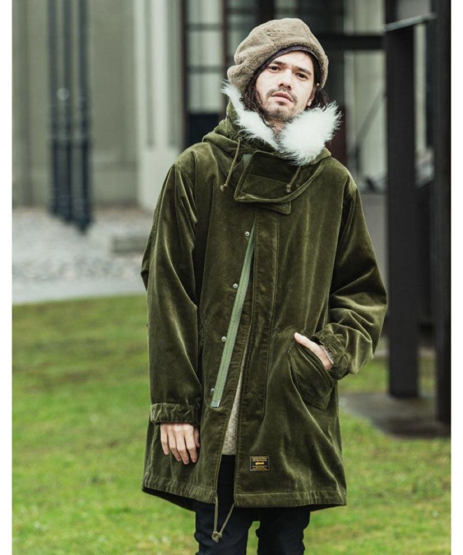 glamb グラム　コーデュロイモッズコート　サイズL