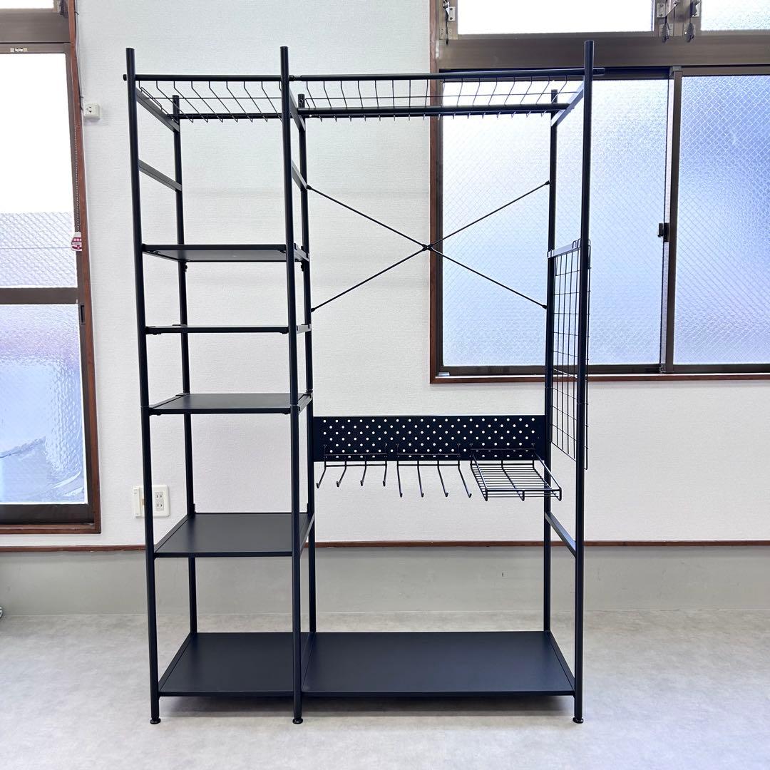 (k5)美品 NITORI ニトリ マルチハンガーラック(BN123BK)